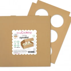 Guy Demarle Boîtes À Pâtisseries*2 Boites 6 cupcakes - 17x25x8,5 cm