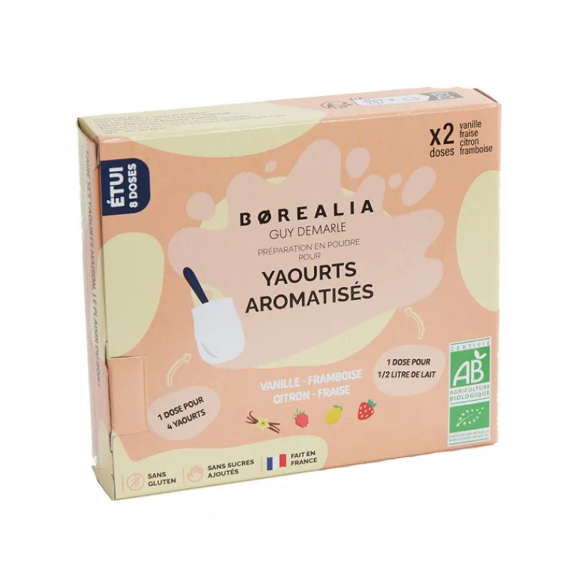 Guy Demarle Produits Bio|Ingrédients Techniques*8 doses de ferments lactiques pour yaourts aromatisés