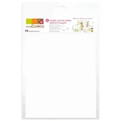 Guy Demarle Décors Comestibles|Décors En Sucre*6 feuilles en azyme striées spéciales nougat