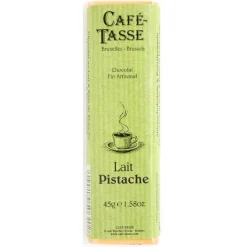 Guy Demarle Chocolats Individuels|Décors Comestibles*Barre de chocolat au lait fourrée pistache 45g