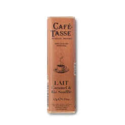Guy Demarle Chocolats Individuels|Chocolats Et Pralinés*Barre de chocolat au lait caramel et riz soufflé 45g