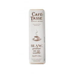 Guy Demarle Chocolats Individuels|Décors Comestibles*Barre de chocolat blanc praliné au riz soufflé 45g