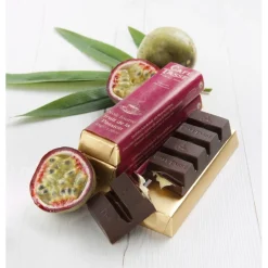 Guy Demarle Chocolats Individuels|Chocolats Et Pralinés*Barre de chocolat noir fourrée fruit de la passion 45g