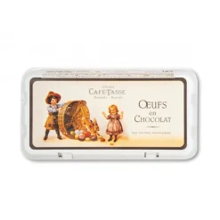Guy Demarle Chocolats Et Pralinés|Vanille*Boîte de 18 œufs praliné : noir, lait et blanc