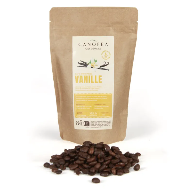 Guy Demarle Café En Grains|Vanille*Café en grains aromatisé - Vanille - 125g
