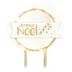 Guy Demarle Décors Réutilisables|Décors*Cake topper led Joyeux Noël