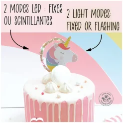 Guy Demarle Accessoires|Décors*Cake topper LED Licorne