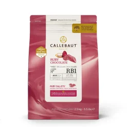 Guy Demarle Chocolats Et Pralinés|Pistoles De Chocolat*Chocolat de couverture Ruby 2,5kg Cacao Barry