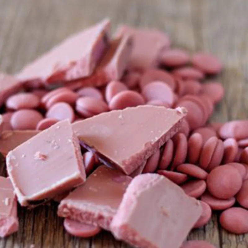 Guy Demarle Chocolats Et Pralinés|Pistoles De Chocolat*Chocolat de couverture Ruby 2,5kg Cacao Barry