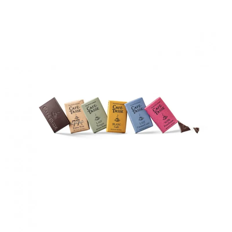 Guy Demarle Chocolats Individuels|Chocolats Et Pralinés*Coffret 26 mini tablettes - 13 goûts 234g