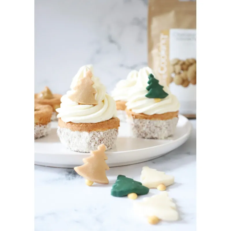 Guy Demarle Décors Comestibles|Décors En Sucre*Déco sapin de Noël en pâte d'amande