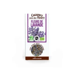 Guy Demarle Produits Bio|Fleurs Comestibles*Fleurs à croquer bio Fleurs de lavande, 40g
