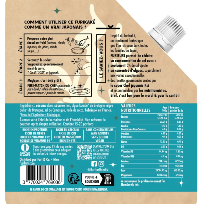 Guy Demarle Épices Et Condiments*Furikaké original 45g