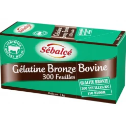 Guy Demarle Ingrédients Techniques|Gélatines & Gélifiants*Gélatine Bovine Bronze 300 feuilles (1kg)