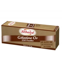 Guy Demarle Ingrédients Techniques|Gélatines & Gélifiants*Gélatine de Porc Or 250 feuilles (0,5kg)