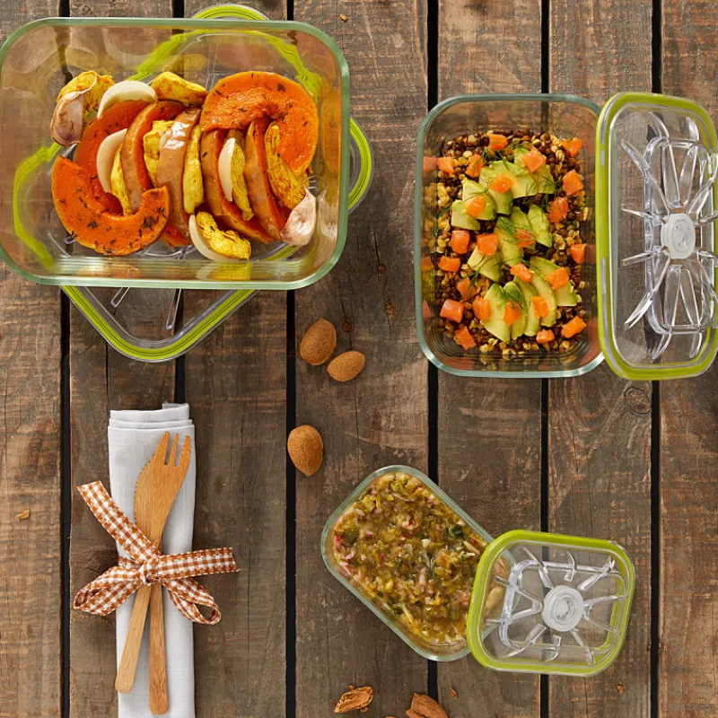 Guy Demarle Accessoires|Vanille*Grand récipient Be Save® 2,5 L en verre avec couvercle