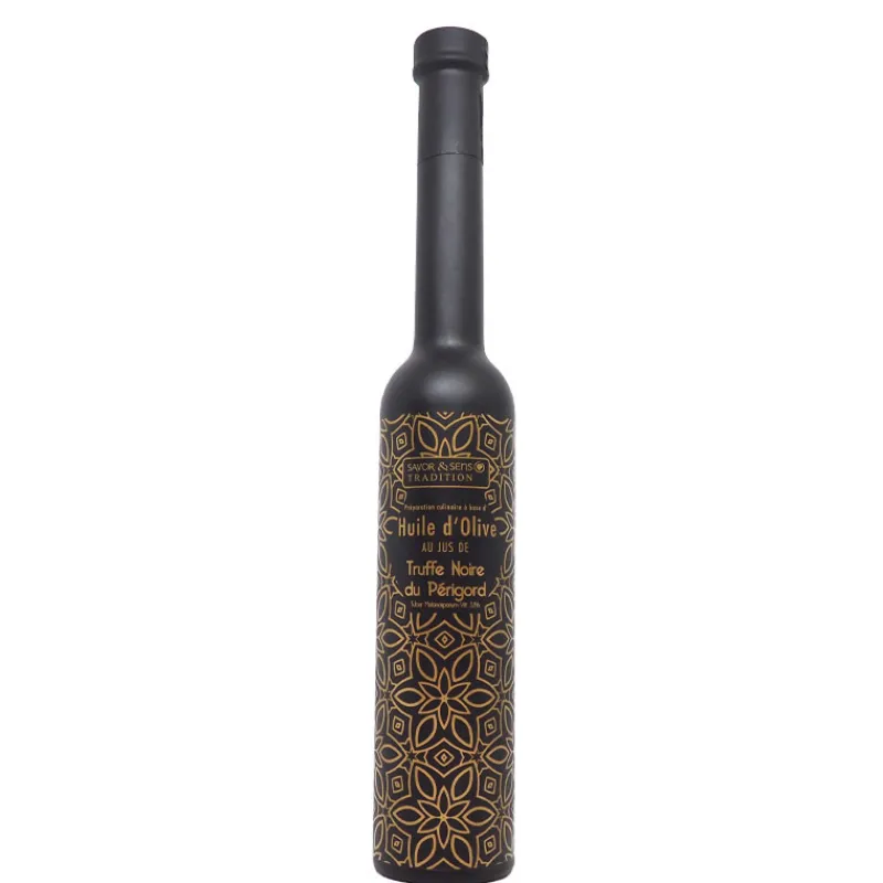 Guy Demarle Huiles Et Vinaigres*Huile d'olive au jus de truffe noire (bouteille noire)