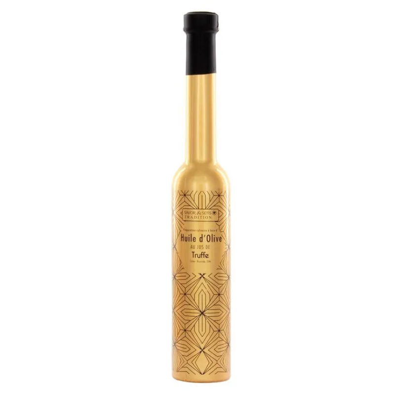 Guy Demarle Huiles Et Vinaigres*Huile d'olive au jus de Truffe noire (bouteille or)