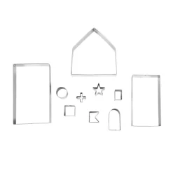 Guy Demarle Cadres Et Découpoirs*Kit 10 emporte pièces - Maison en pain d'épices