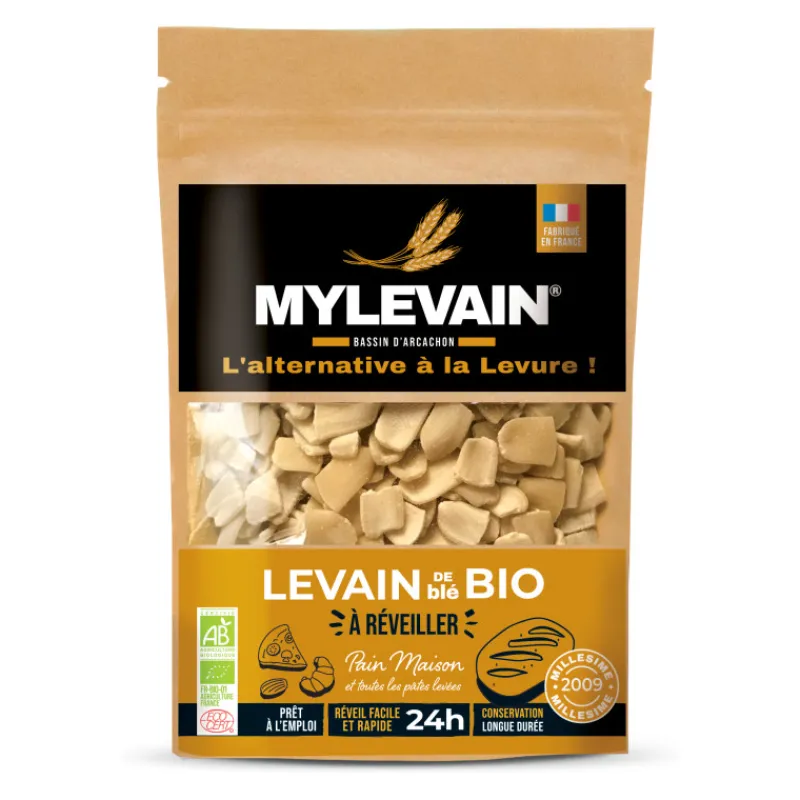 Guy Demarle Produits Bio|Pâtes À Pain Et Levures*Levain biologique 100% naturel en paillettes 50g