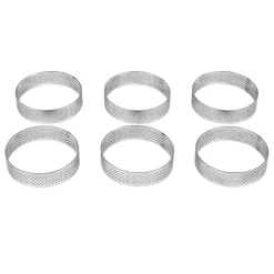 Guy Demarle Accessoires|Cadres Et Découpoirs*Lot de 6 cercles à Tarte 8 cm