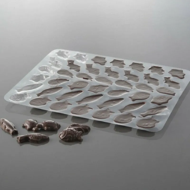 Guy Demarle Décors Réutilisables|Moules À Chocolats*Lot de 2 Moules à chocolat fritures de Pâques