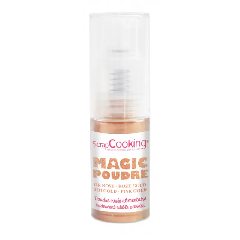 Guy Demarle Décors Comestibles|Décors En Sucre*Magic Poudre or rose 7 g