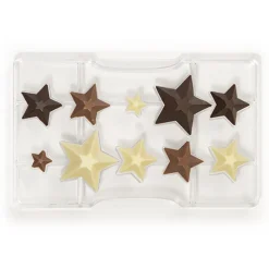 Guy Demarle Décors Réutilisables|Décors*Moule à chocolat: 10 étoiles