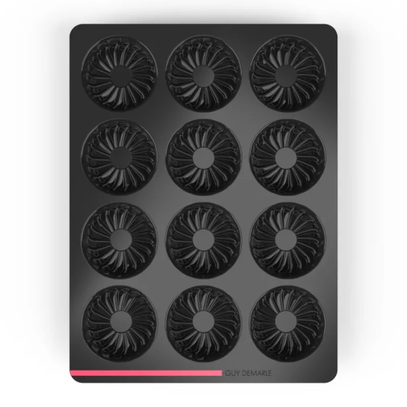 Guy Demarle Moules Multi-Empreintes|Moules Ronds*Moule 12 Flower Power OHRA®