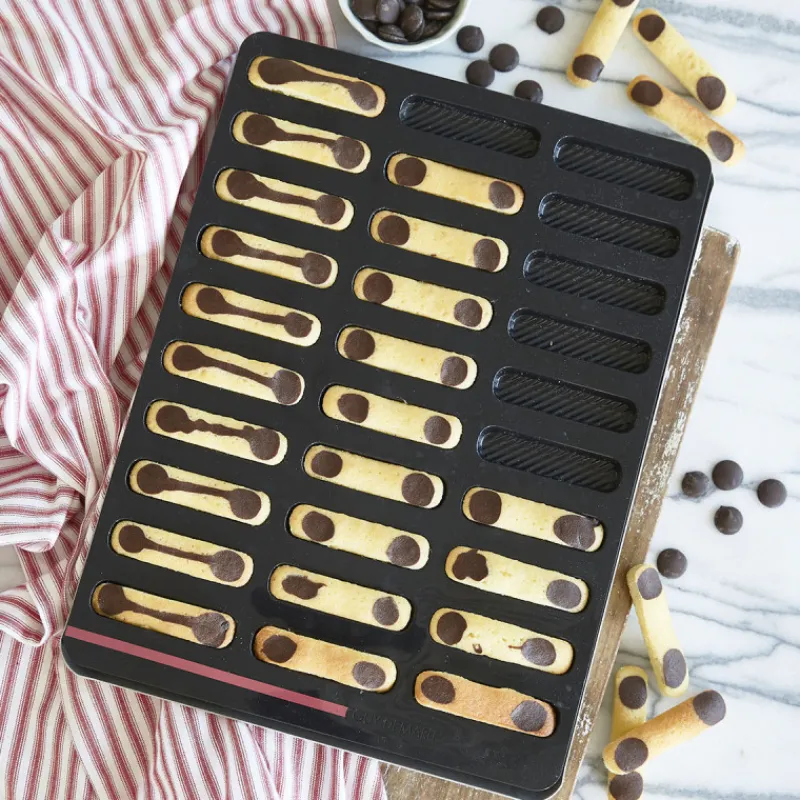 Guy Demarle Moules Multi-Empreintes|Vanille*Moule 30 madeleines allongées OHRA®