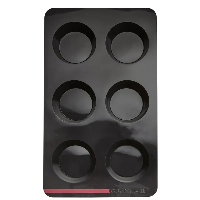 Guy Demarle Moule Bouchées Individuelles|Moules Multi-Empreintes*Moule 6 Muffins Droits OHRA®