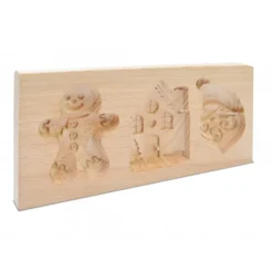 Guy Demarle Cadres Et Découpoirs*Moule en bois pour biscuits fourrés Noël - 20x10cm x2cm