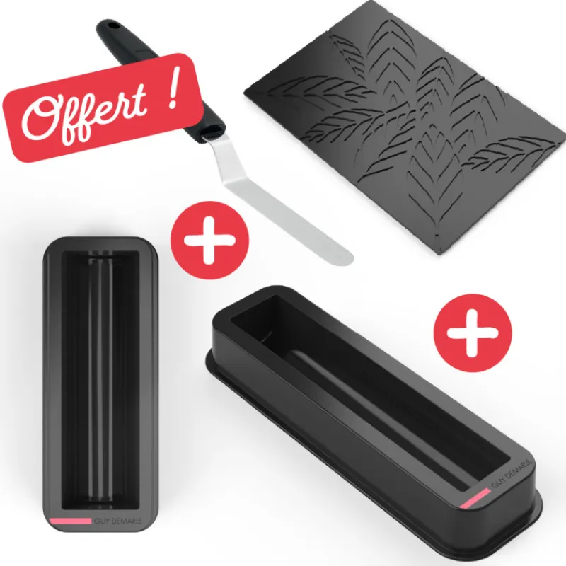 Guy Demarle Toiles De Cuisson|Tapis Décoratifs*Offre moule à bûche - Tapis Décor Feuilles