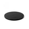 Guy Demarle Décors*Plateau rond noir Diamètre 25cm