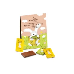Guy Demarle Chocolats Et Pralinés|Vanille*Pochette de 12 mini tablettes de chocolat : chocolat noir 60% & chocolat au lait nougat