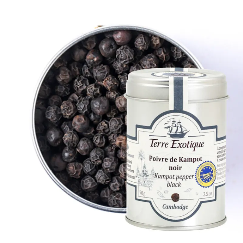 Guy Demarle Épices Et Condiments*Poivre noir de Kampot 70 g