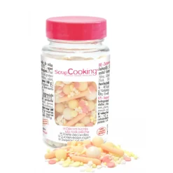 Guy Demarle Décors*Pot décors sucrés mix rods pêche 70g
