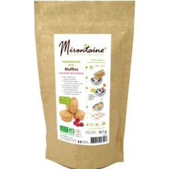 Guy Demarle Produits Bio|Préparations Culinaires*Préparation bio Muffins aux éclats de framboise 261g