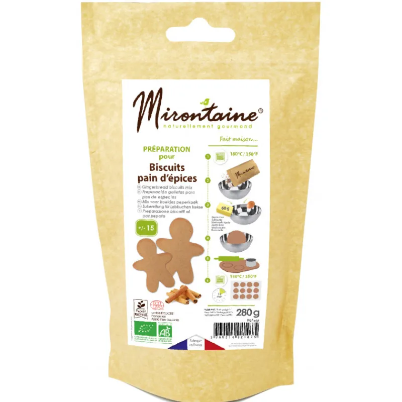Guy Demarle Produits Bio|Préparations Culinaires*Préparation pour biscuit pain d'épices bio 280g