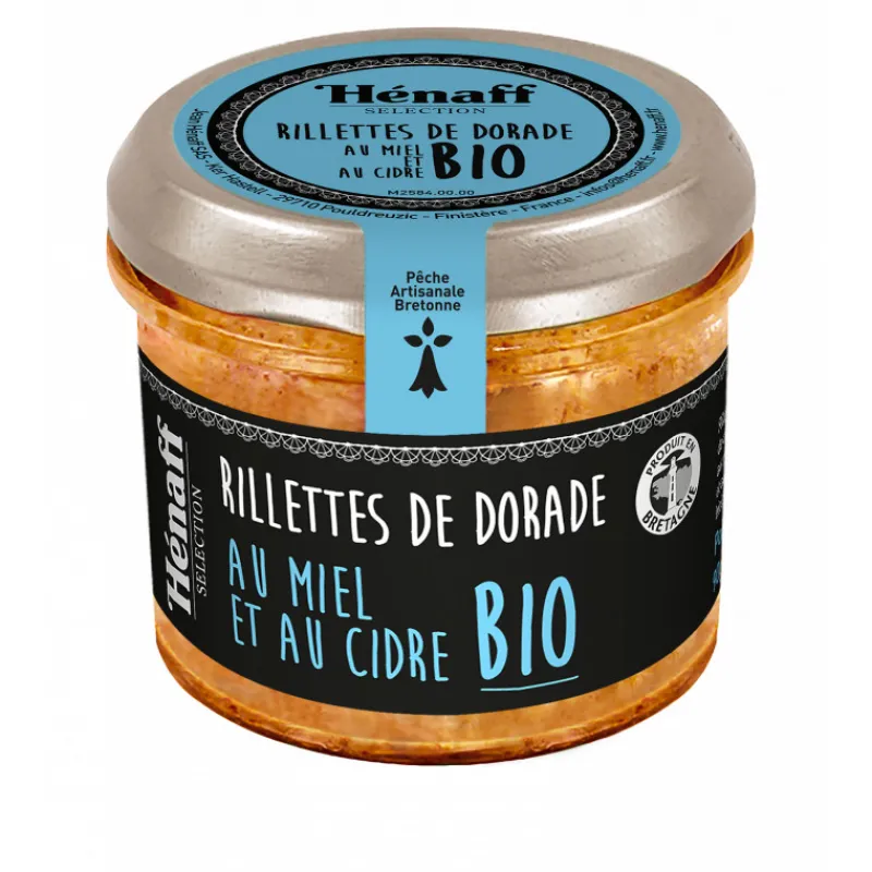 Guy Demarle Produits Bio|Apéritif*Rillettes de dorade au miel et cidre Bio 90g