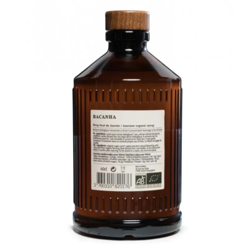 Guy Demarle Produits Bio|Sirops*Sirop de jasmin brut - Biologique - 400 ml