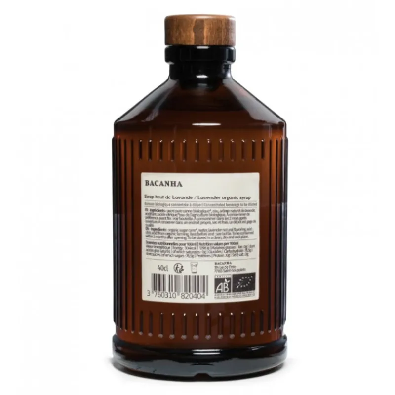 Guy Demarle Produits Bio|Sirops*Sirop de lavande brut - Biologique - 400 ml