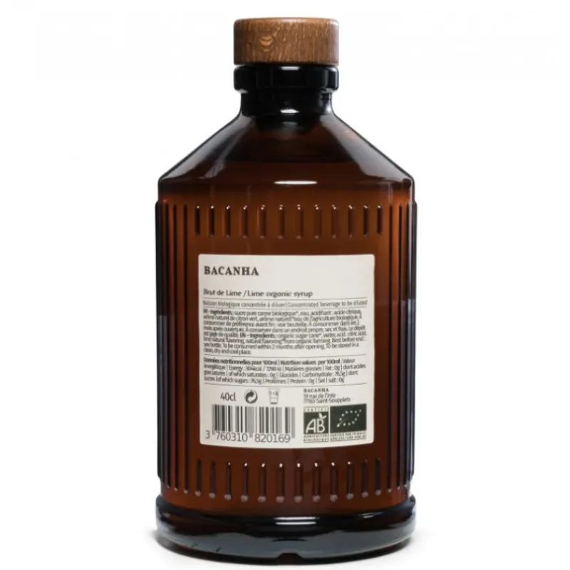 Guy Demarle Produits Bio|Sirops*Sirop de lime brut - Biologique - 400 ml