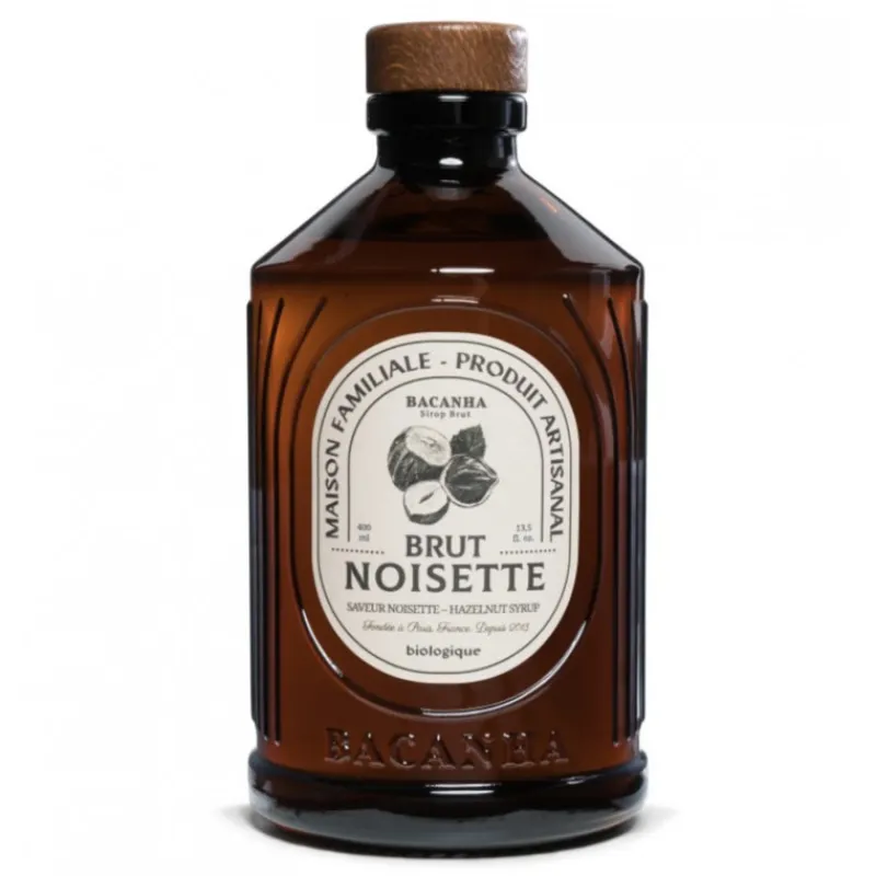 Guy Demarle Sirop & Sauces|Produits Bio*Sirop de noisette brut - Biologique - 400 ml