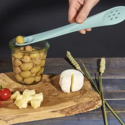 Guy Demarle Accessoires|Spatules & Maryses*Spatule double embout cuillères ajourées - Bleu