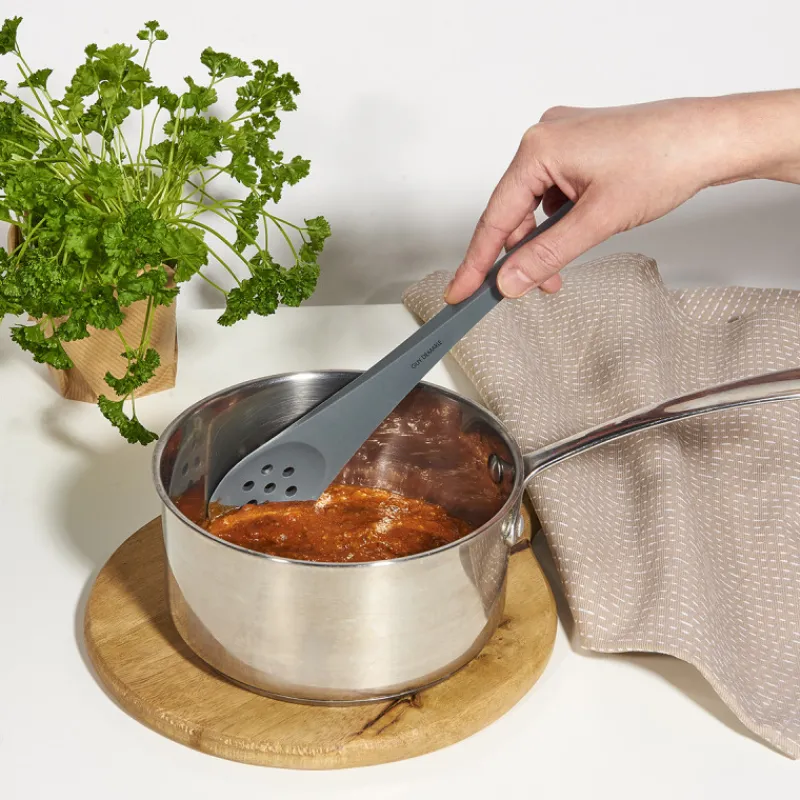Guy Demarle Accessoires|Spatules & Maryses*Spatule double embout cuillères ajourées - Bleu