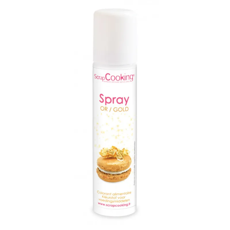 Guy Demarle Décors Comestibles|Décors En Sucre*Spray alimentaire or 75 ml