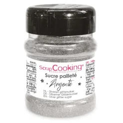 Guy Demarle Décors Comestibles|Décors En Sucre*Sucre pailleté Argenté 160g
